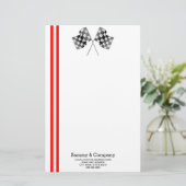 Persoonlijke superbelaste prestatiepartij briefpapier (Staand voorkant)