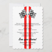 Persoonlijke superbelaste prestatiepartij kaart (Achterkant)