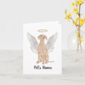 Persoonlijke sympathie Memorial Kaart (Gele Bloem)