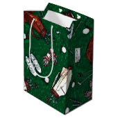 Persoonlijke T-shirt Time Golf Medium Cadeauzakje (Achterkant Gekanteld)