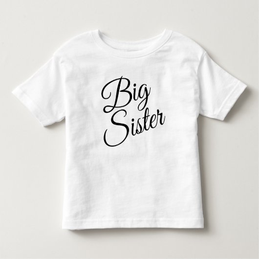 Persoonlijke T-shirt voor grote zus baby (Voorkant)