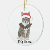 Persoonlijke tablet (grijs) keramisch ornament (Links)