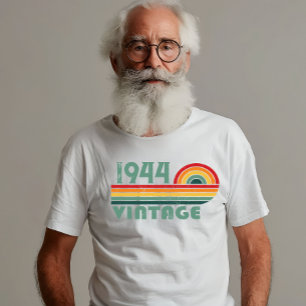 Persoonlijke tachtig vintage 80ste verjaardagsfees t-shirt