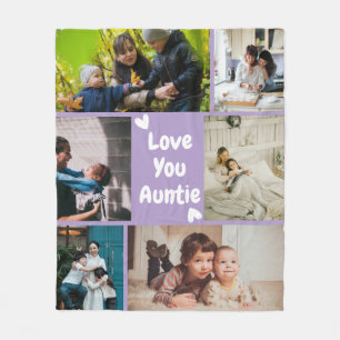 Persoonlijke tante foto deken cadeau van nicht dek