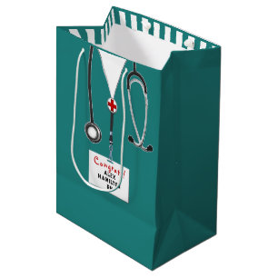 Persoonlijke tas met middelgroot geschenk voor ver medium cadeauzakje
