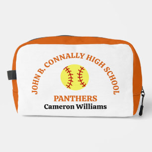 Persoonlijke tas voor softbalspeler op Orange High