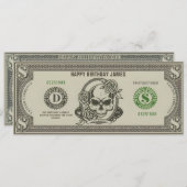 Persoonlijke Tattoo Ticket Cadeaubon Kaart (Voorkant / Achterkant)