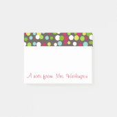 Persoonlijke 'Teacher's Dots' Post-it Notities Cad Post-it® Notes (Voorkant)