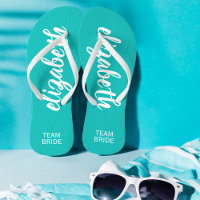 Persoonlijke Team Bruid Turquoise en Wit