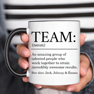 Persoonlijke Team Definitie Koffie Mok