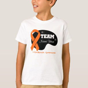 Persoonlijke teamnaam - Leukemie T-shirt