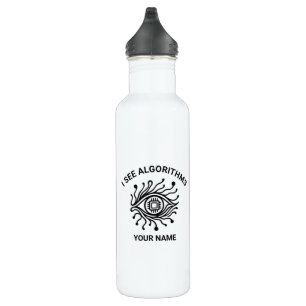 Persoonlijke Tech Waterfles met Aangepaste Tekst