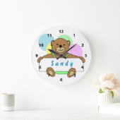 Persoonlijke Teddy Bear Clocks Grote Klok (Huis)
