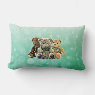 Persoonlijke teddybeer babyslaapkamer voor jongen kussen