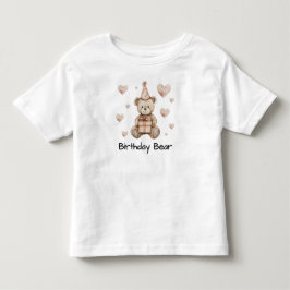 Persoonlijke Teddybeer Verjaardagsbeer Baby T-shir Kinder Shirts