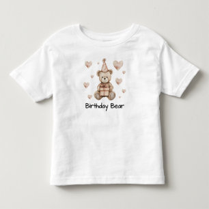 Persoonlijke Teddybeer Verjaardagsbeer Baby T-shir Kinder Shirts