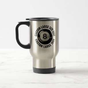 Persoonlijke tekst 425ml Witte Douane 8 Bal Reisbeker