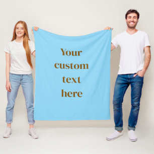 Persoonlijke Tekst Dekbed Gepersonaliseerde Naam B Fleece Deken