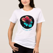 PERSOONLIJKE TEKST Tri-Blend SHIRT (Voorkant)