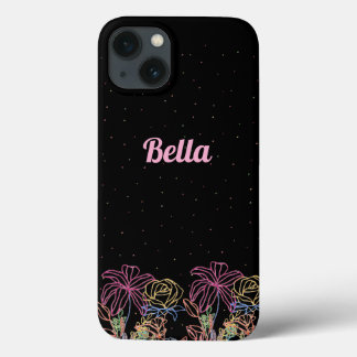 Persoonlijke telefoonhoes met naam iPhone 13 hoesje