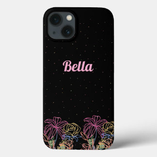 Persoonlijke telefoonhoes met naam iPhone 13 hoesje