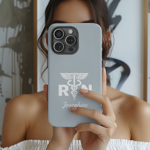 Persoonlijke telefoonhoes verpleegster, cadeau voo iPhone 15 pro hoesje