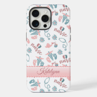 Persoonlijke telefoonhoes voor babyverpleegster iPhone 15 pro max hoesje