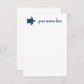 Persoonlijke tellerkaarten bedankkaart (Voorkant / Achterkant)