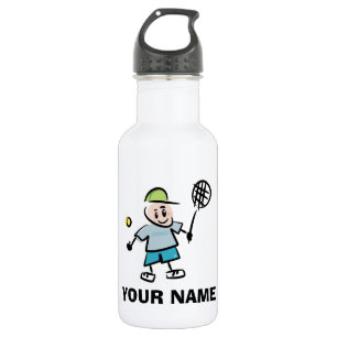 Persoonlijke tennis drinkwaterfles voor kinderen waterfles
