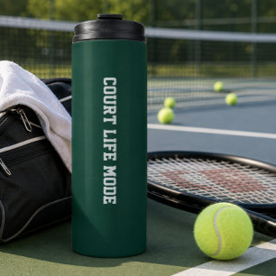 Persoonlijke Tennis Reismok – Court Life Modus Thermosbeker