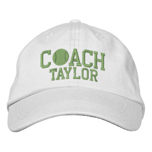 Persoonlijke Tenniscoach Geborduurde Pet