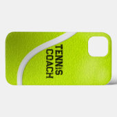 Persoonlijke Tenniscoach Gele Bal Case-Mate iPhone Case (Achterkant (horizontaal))