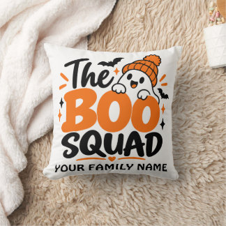 Persoonlijke The Boo Squad Halloween Worpkussen Kussen