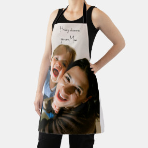 Persoonlijke Thuis Moeder Liefde Foto Schort