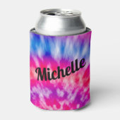 Persoonlijke tie Dye Blikjeskoeler (Blikje Voorkant)