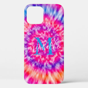 Persoonlijke tie Dye iPhone 12 Hoesje