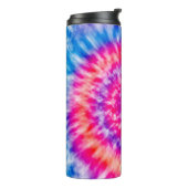 Persoonlijke tie Dye Thermosbeker (Gedraaid links)