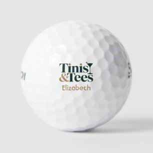 Persoonlijke Tinis & Tees Golf Bachelorette Party Golfballen