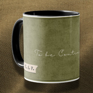 Persoonlijke "To Be Continued" Forest Storyteller  Mok