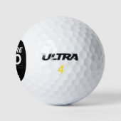 Persoonlijke toekomstige vader komend jaar 2023 golfballen (Logo)