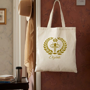 Persoonlijke tote bag voor koningin bijen