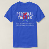 Persoonlijke trainer - Definitie-uitverhouding T-shirt (Design voorkant)