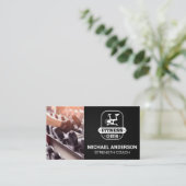 Persoonlijke trainer | Geschiktheid Logo Visitekaartje (Staand voorkant)