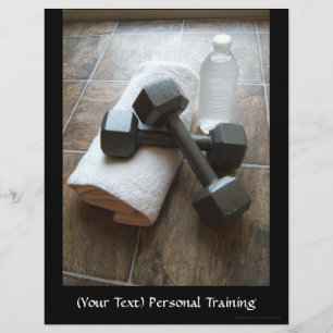 Persoonlijke trainer of fitnessgordels voor handdo flyer