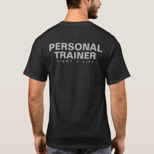 Persoonlijke trainer T-shirt (Achterkant)