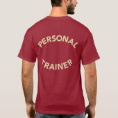 Persoonlijke trainer T-Shirt (Achterkant)