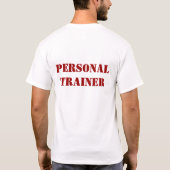 Persoonlijke trainer t-shirt (Achterkant)