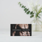 Persoonlijke trainer visitekaartje (Staand voorkant)