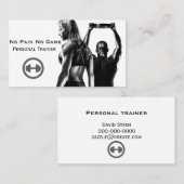 Persoonlijke trainer visitekaartje (Voorkant / Achterkant)