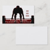 Persoonlijke trainer visitekaartje (Voorkant / Achterkant)